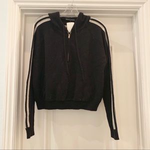 RARE Brandy Melville Hooded Quarterzip